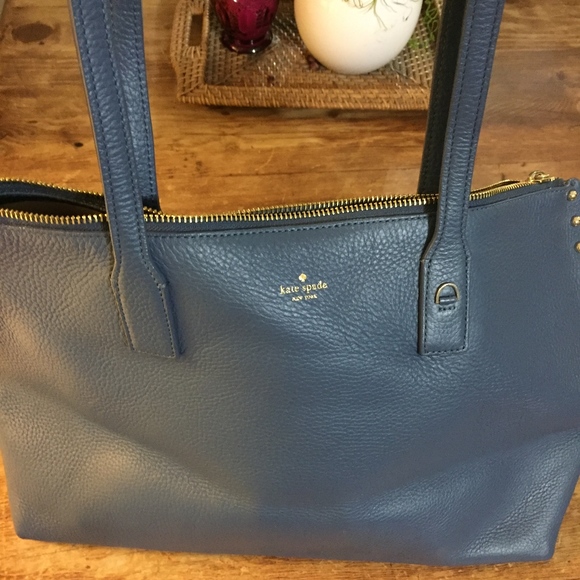 kate spade maya leather tote